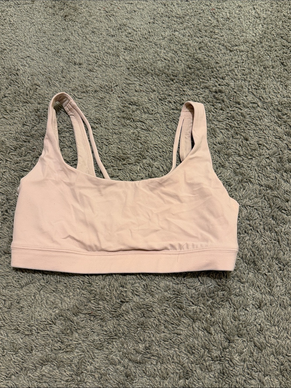 Athleta Blush Scoop Support Sports Bra